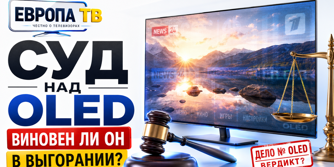 Суд над OLED: виновен ли он в выгорании?