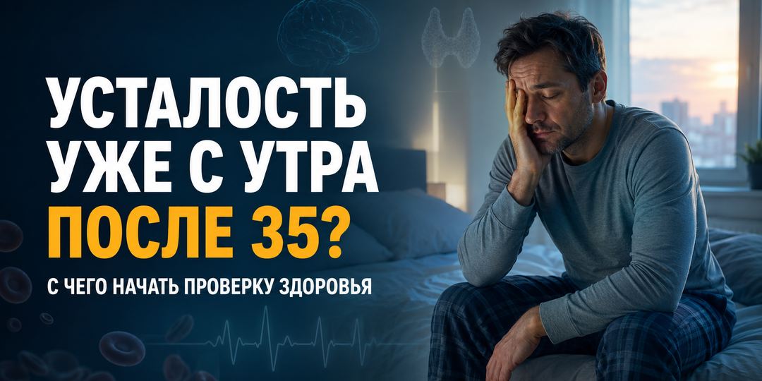 Усталость уже с утра после 35: с чего начать проверку здоровья