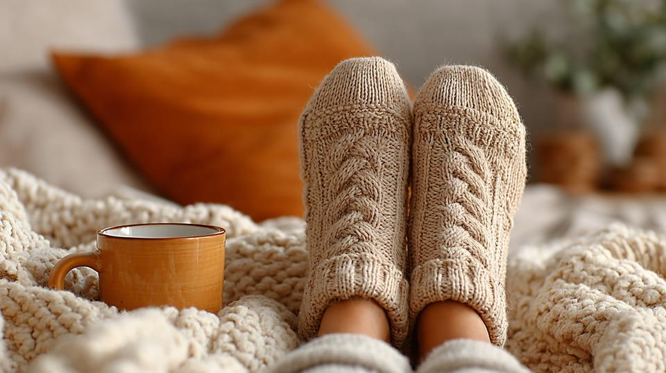 🧦 Вязаные носки: тепло, стиль и душа в каждой петле