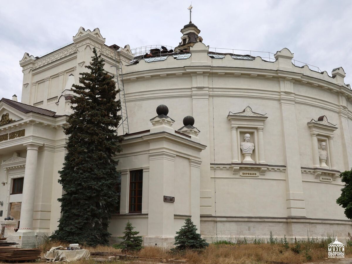    Музей-панорама "Оборона Севастополя" после пожара | © Фото предоставлено музеем