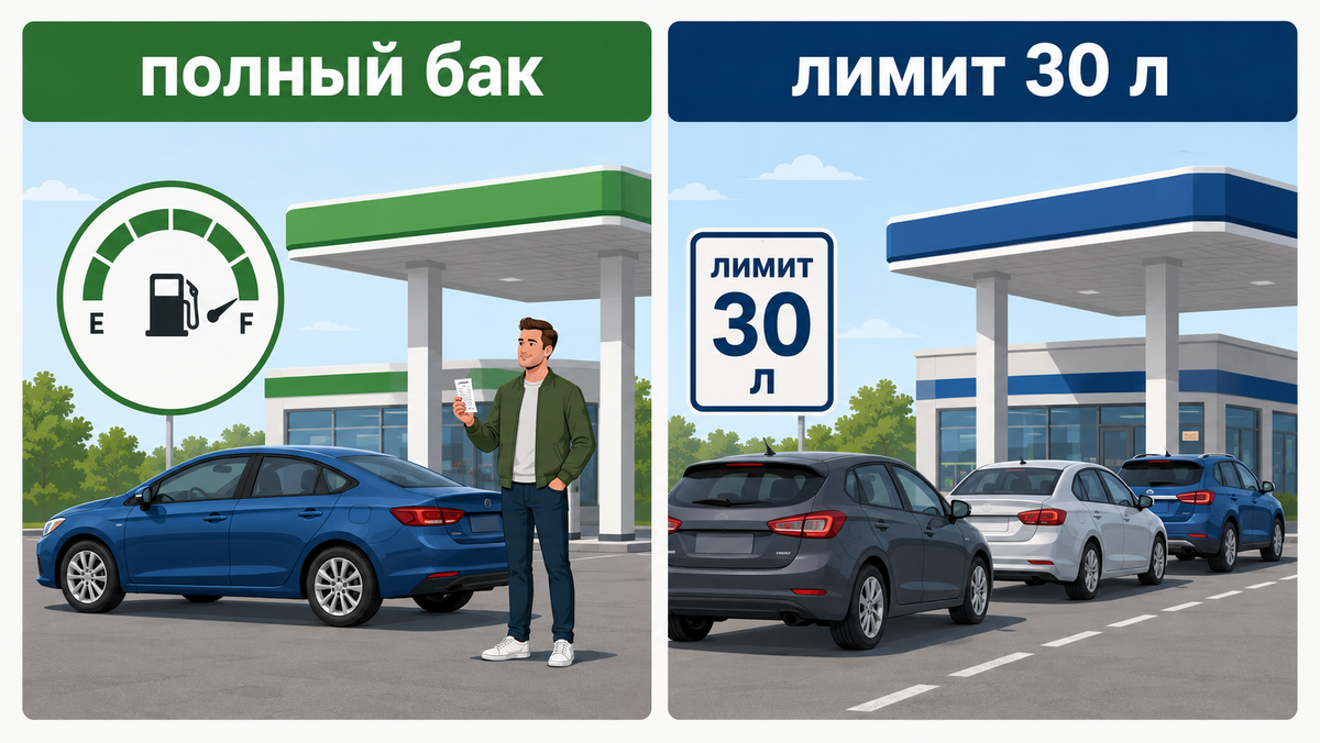 На одних АЗС уже наливают полный бак, на соседних лимит сохранился: почему ограничения снимают не одновременно