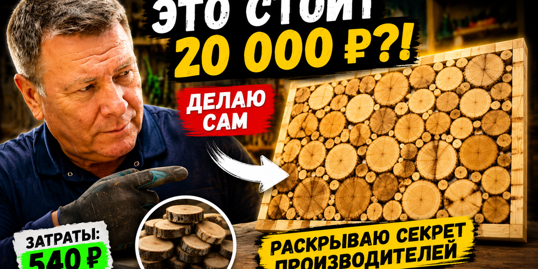 Секрет банных магазинов: сколько на самом деле стоит панно из спилов?