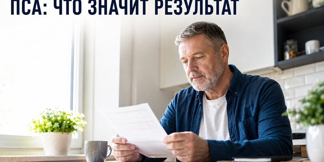 ПСА у мужчин: что означает результат и почему один анализ не подтверждает рак