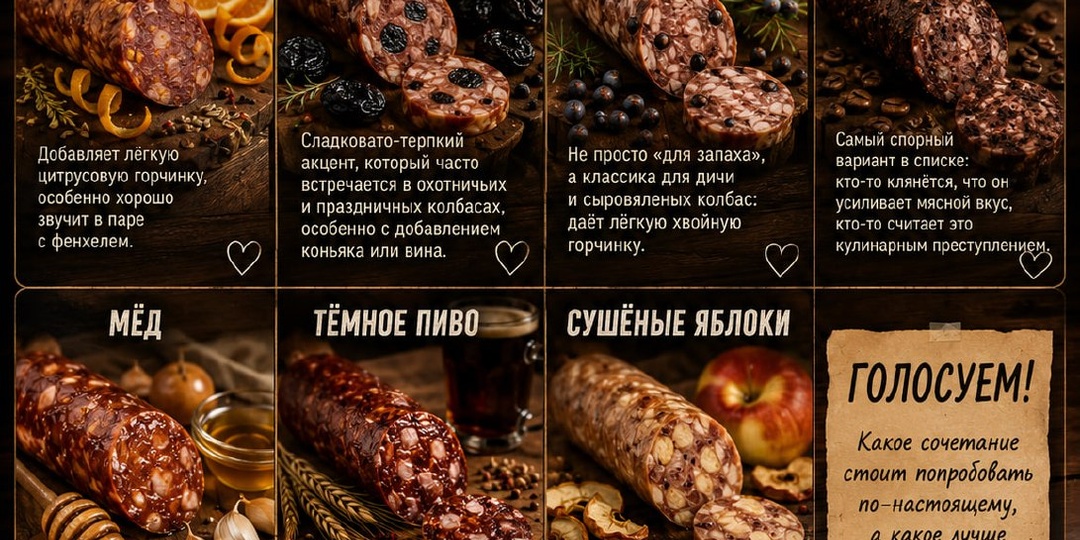 Что получится, если положить в колбасу