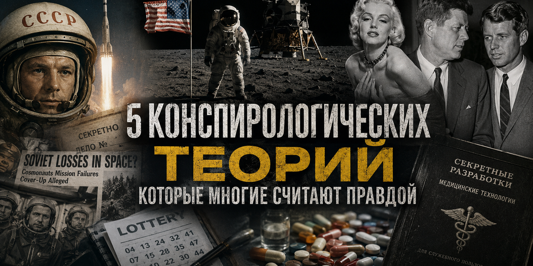 5 Конспирологических теорий, в которые невозмножно не поверить. Часть 1