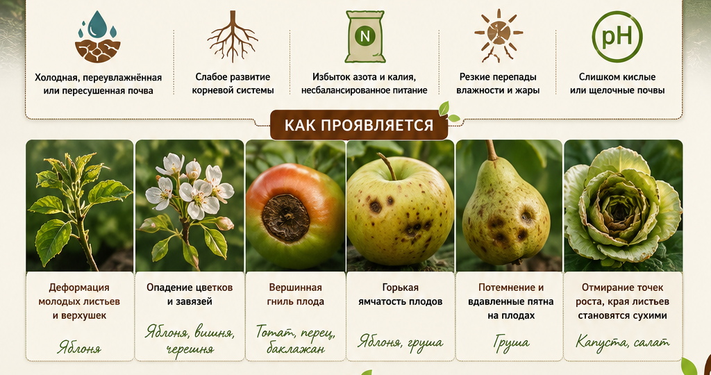 Дефицит кальция у растений и способы решения проблемы