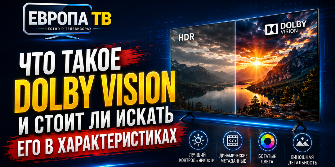 Что такое Dolby Vision в телевизоре и стоит ли искать его в характеристиках