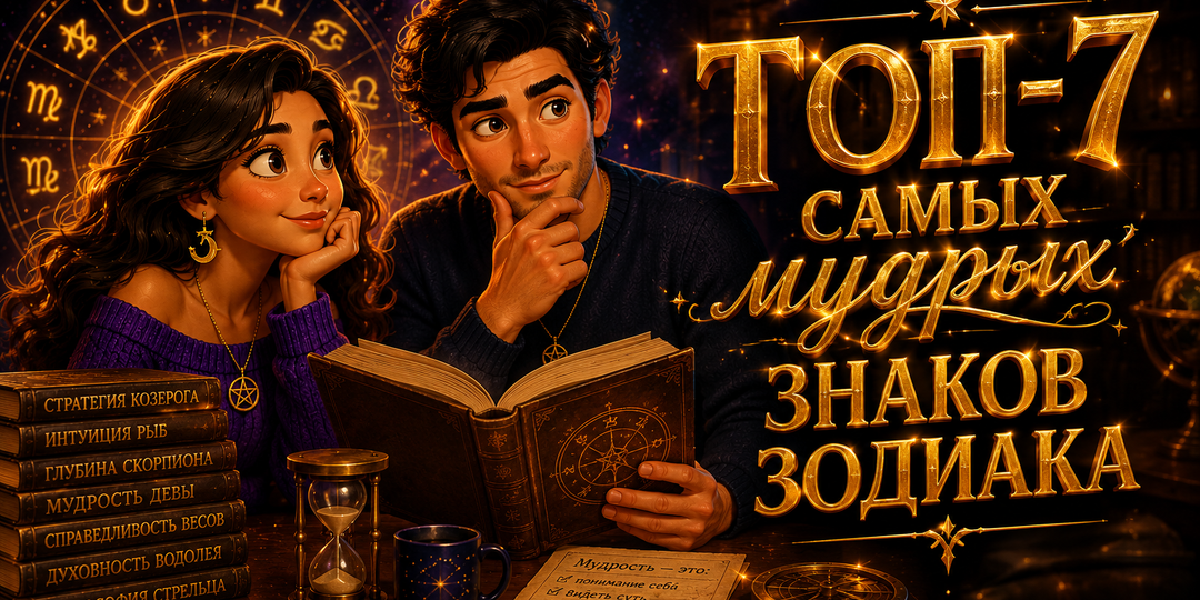 Топ-7 самых мудрых знаков зодиака