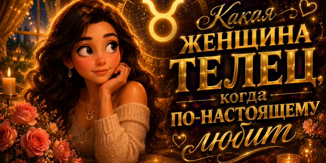 Женщина Телец. Какая она, когда по-настоящему любит