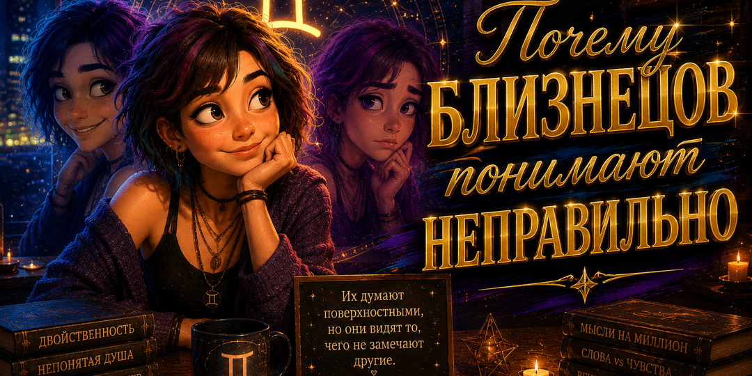 Почему Близнецов чаще всего понимают неправильно
