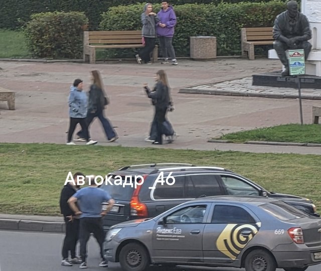 В Курске случилась авария возле храма