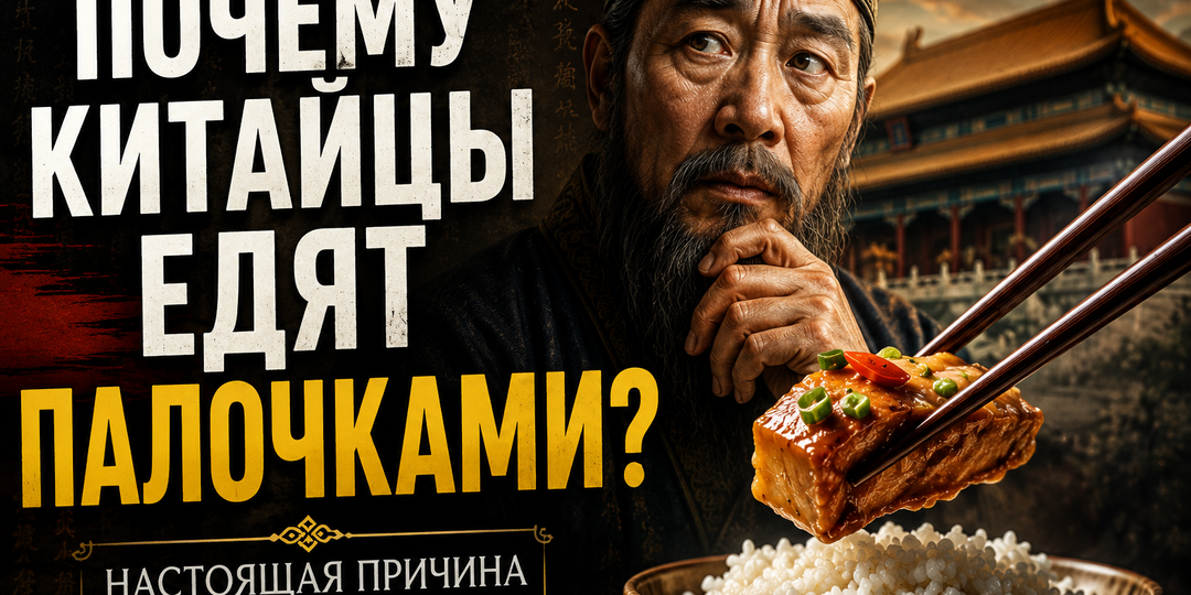 Почему китайцы едят палочками? Настоящая причина совсем не та, о которой многие думают