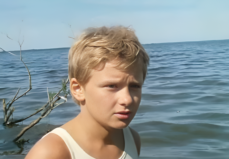 Василий Фунтиков в своей первой роли, 1975 год. 