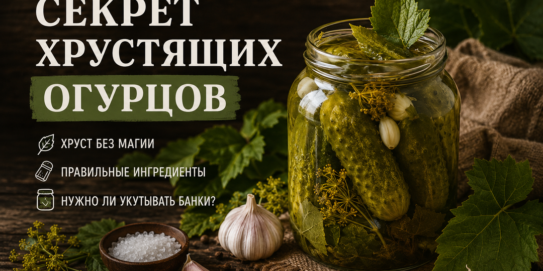 Почему одни соленые огурцы приятно хрустят, а другие превращаются в мягкую кашу?