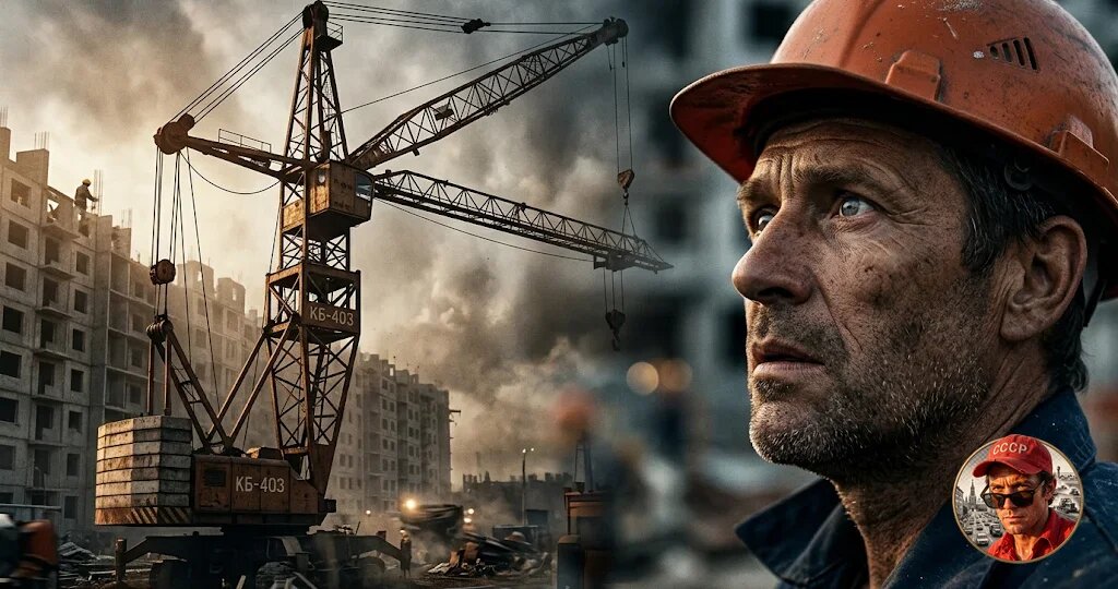 Почему советского крана КБ-403 боялись все на стройке — и всё равно работали на износ