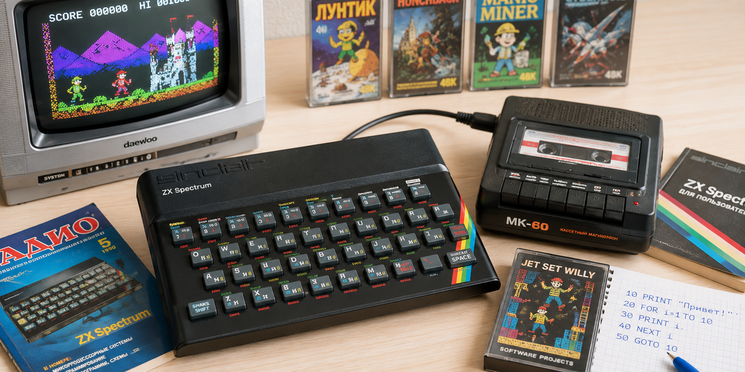 Почему каждый школьник в 90-х мечтал о ZX Spectrum? И что это вообще было?