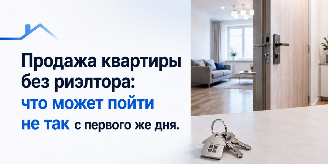 Продажа квартиры без риэлтора: что может пойти не так с первого же дня.