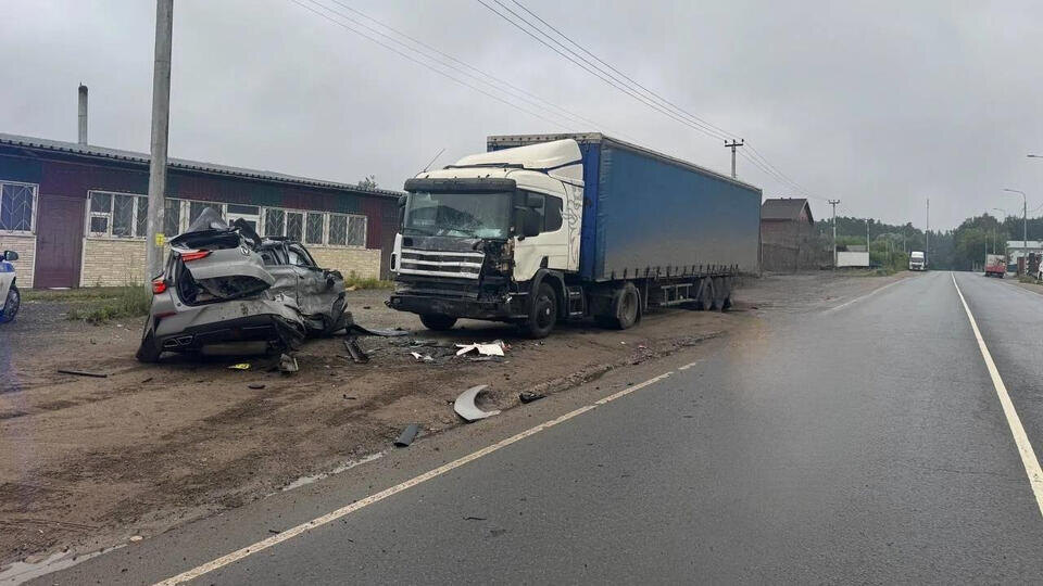 Школьник за рулем погиб в ДТП с грузовиком в Люберцах