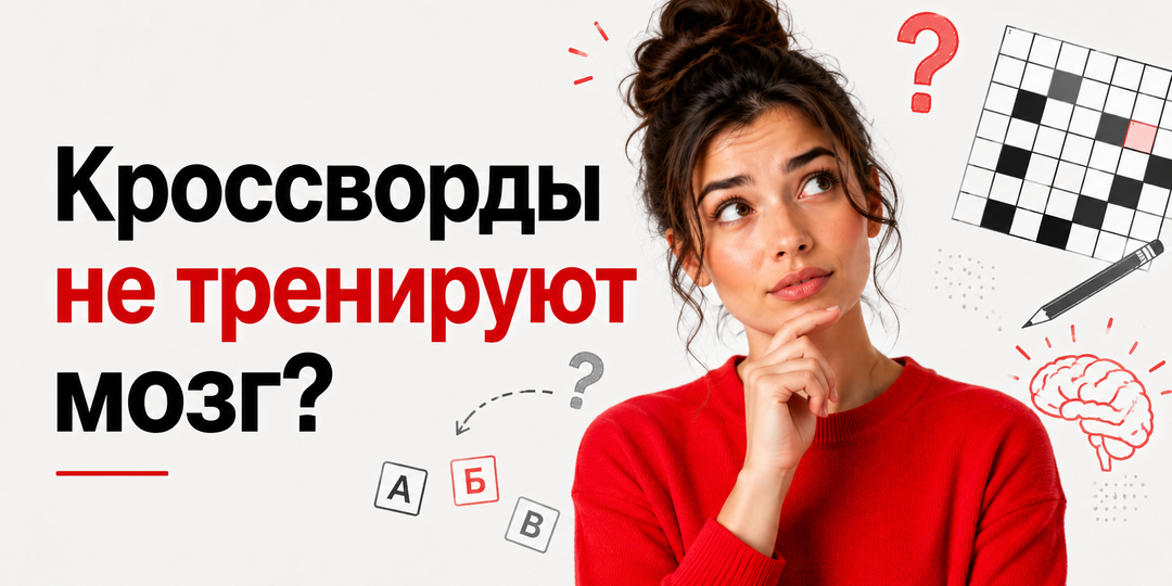Кроссворды не тренируют мозг?