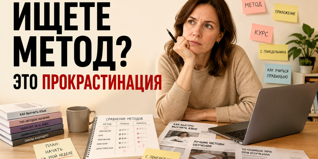 Главная ловушка умных людей: почему поиск идеальной методики обучения хуже обычной лени