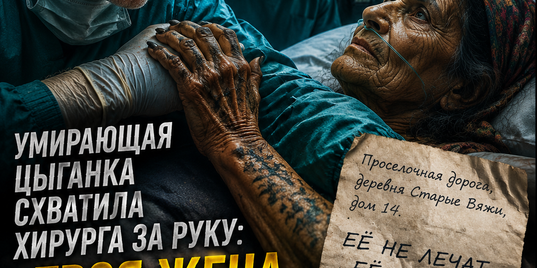 Умирающая цыганка схватила хирурга за руку: «Твоя жена встанет». Через час он узнал, кто 4 года её травил