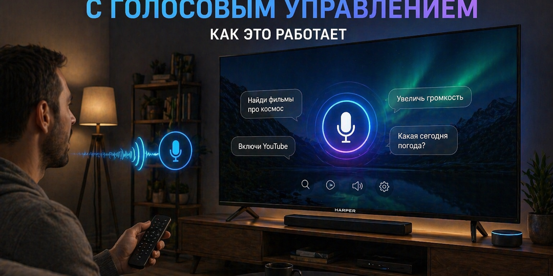 Телевизор с голосовым управлением: как это работает