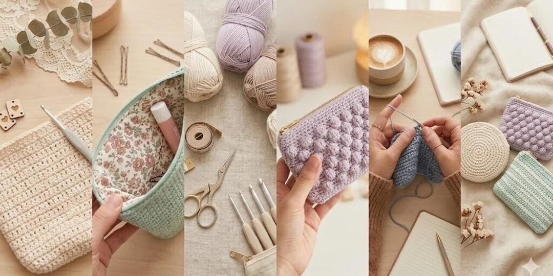 🧶 Вязаные кошельки и косметички: тренд 2026, который стабильно приносит деньги