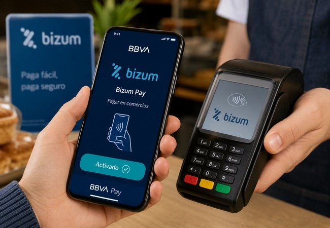 BBVA добавил поддержку Bizum Pay в мобильное приложение для оплаты без банковских карт