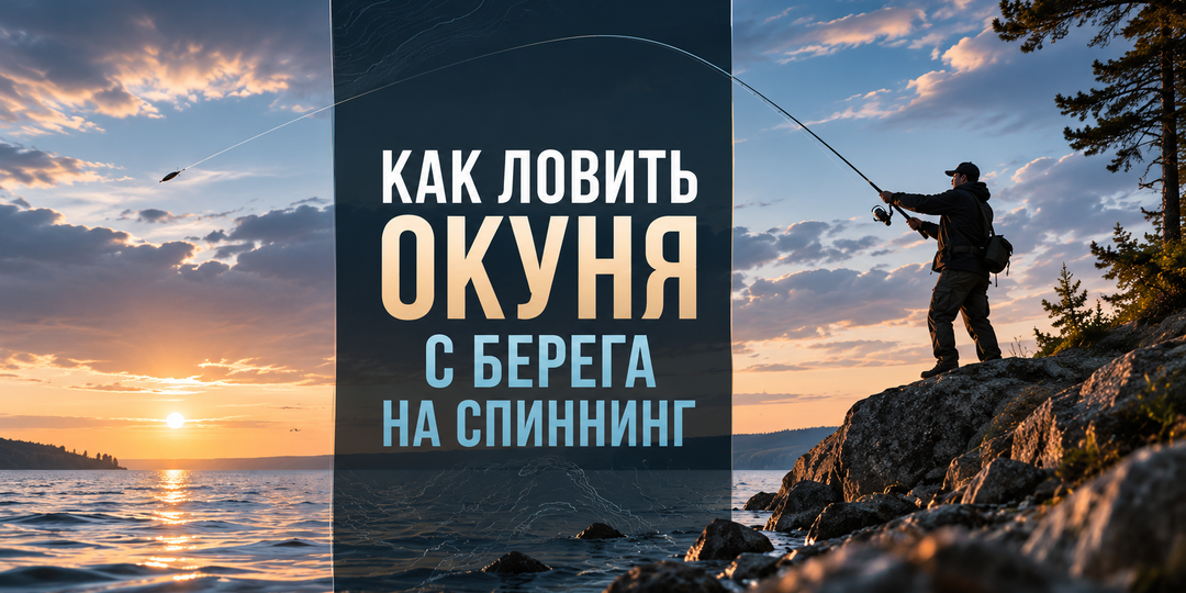 Как ловить окуня с берега на спиннинг