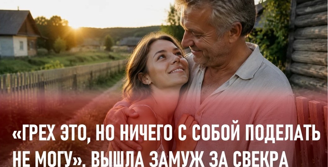 Вышла замуж за свекра. «Грех это, но ничего с собой поделать не могу»