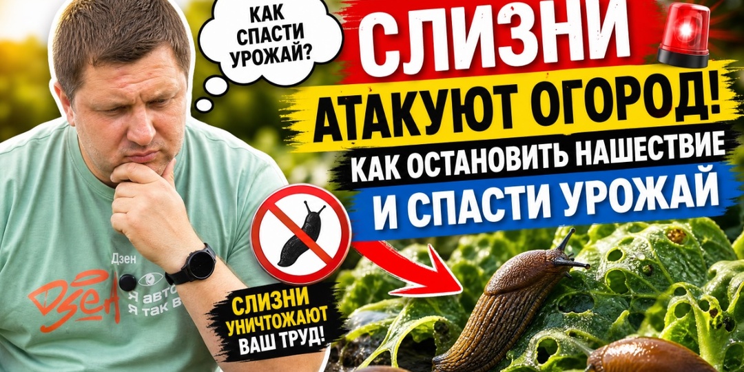 Слизни атакуют огород: как остановить нашествие и спасти урожай