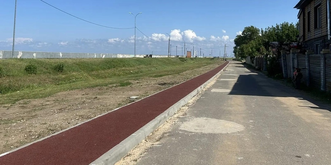 Новая беговая дорожка открыта для жителей на набережной Козьмодемьянска