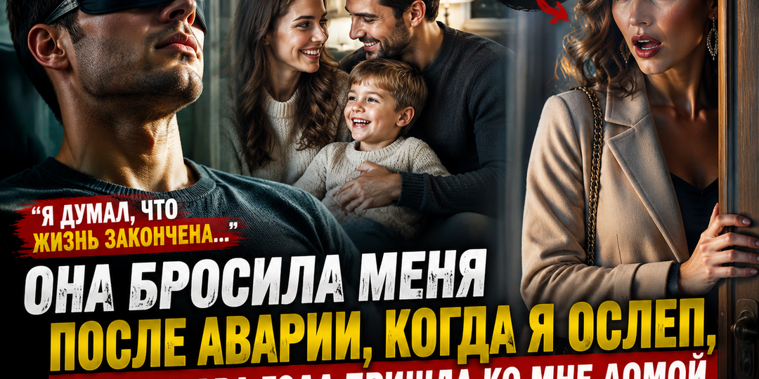 «Она бросила меня после аварии, когда я ослеп, а через два года пришла ко мне домой и заскрежетала зубами от зависти...»