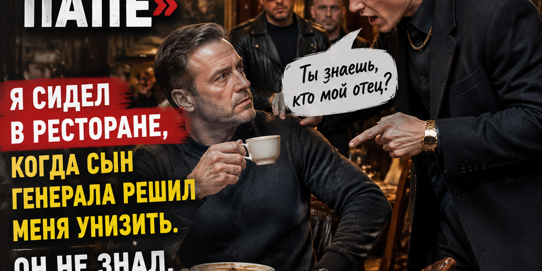 «В ресторане генеральский сынок унизил меня и угрожал отцом, не зная, что я уже им занялся» (часть 1)