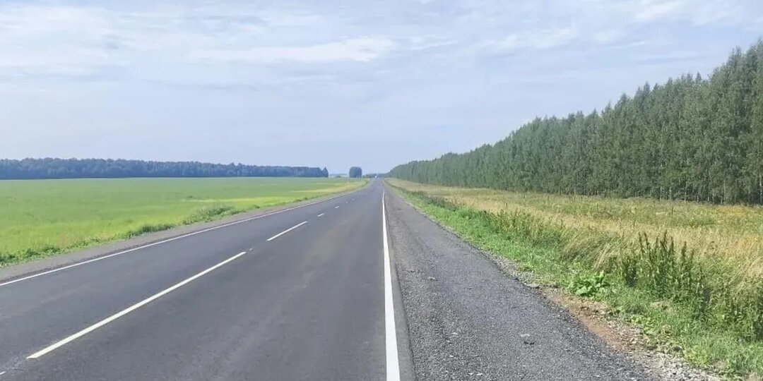 В Башкирии закончили ремонт участка дороги Бураево – Старобалтачево – Куеда
