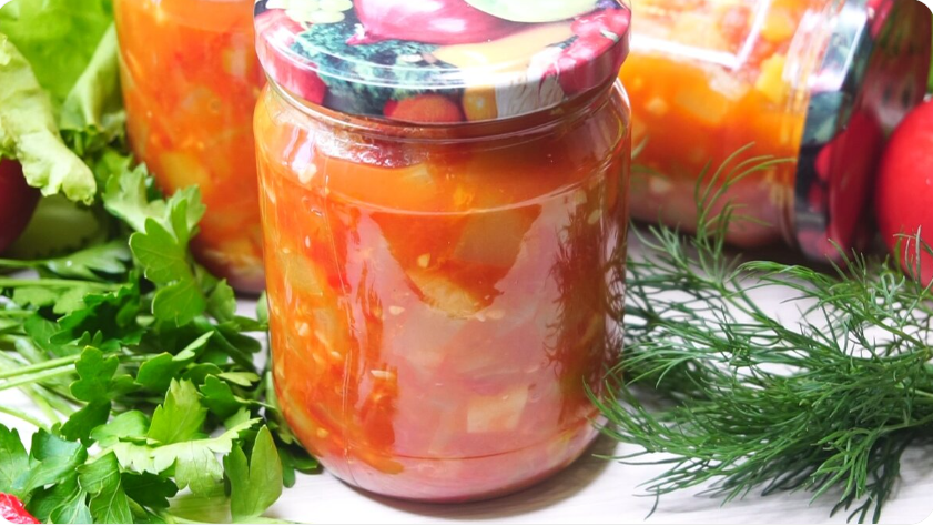 Закусон на миллион👍 Салат с кабачками и помидорами на зиму, необыкновенно вкусный