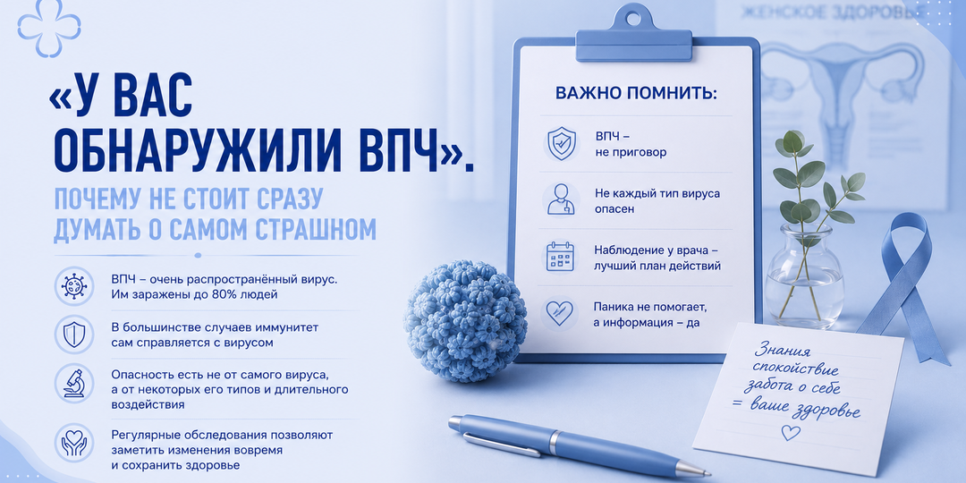 У вас обнаружили ВПЧ». Почему не стоит сразу думать о самом страшном