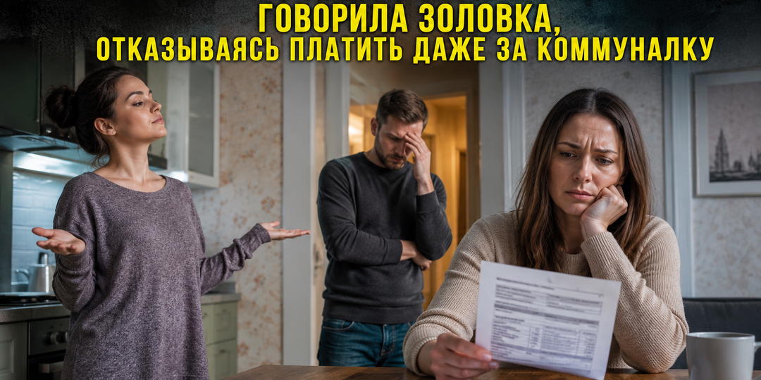 «Мы же семья» — говорила золовка, отказываясь платить даже за коммуналку
