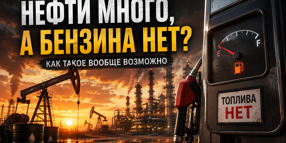 Почему из огромного количества нефти получается так мало бензина?