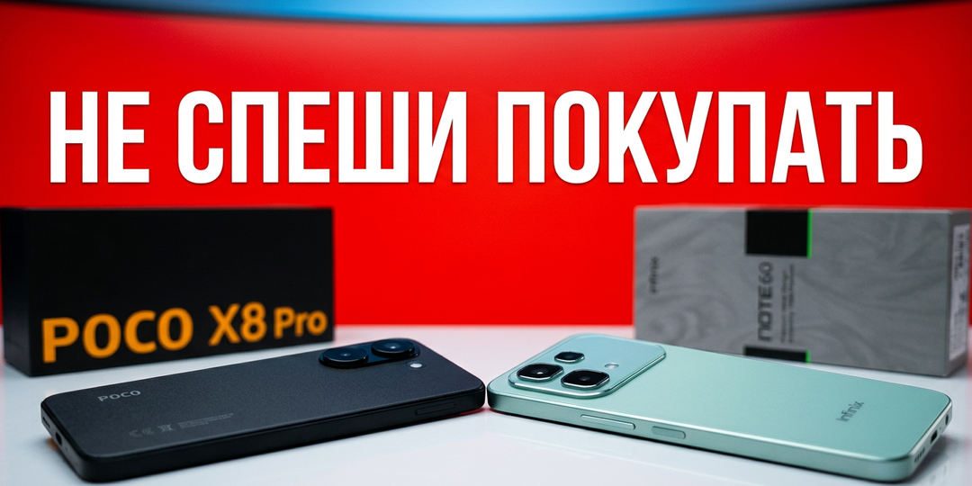 Сравнение POCO X8 PRO и INFINIX NOTE 60 все ПЛЮСЫ и МИНУСЫ! Какой купить смартфон СЯОМИ или ИНФИНИКС
