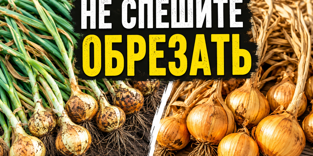 После уборки лука сразу взялись за ножницы? Именно эта августовская привычка чаще всего сокращает хранение