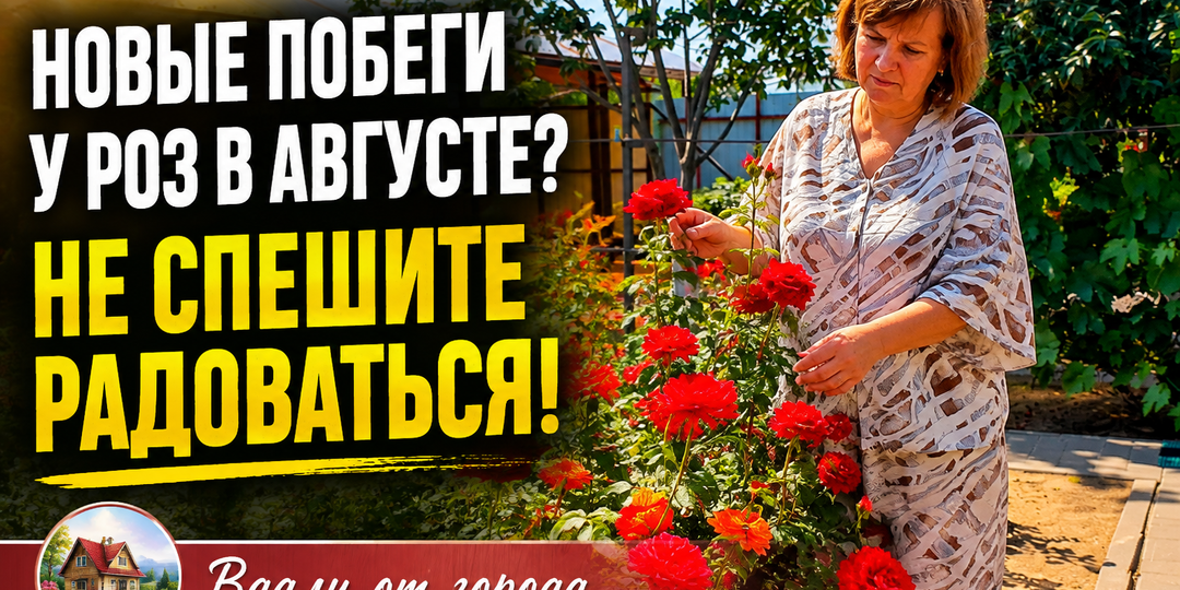 Всегда радовалась новым побегам у роз в августе. Оказалось, именно из-за них кусты хуже зимовали