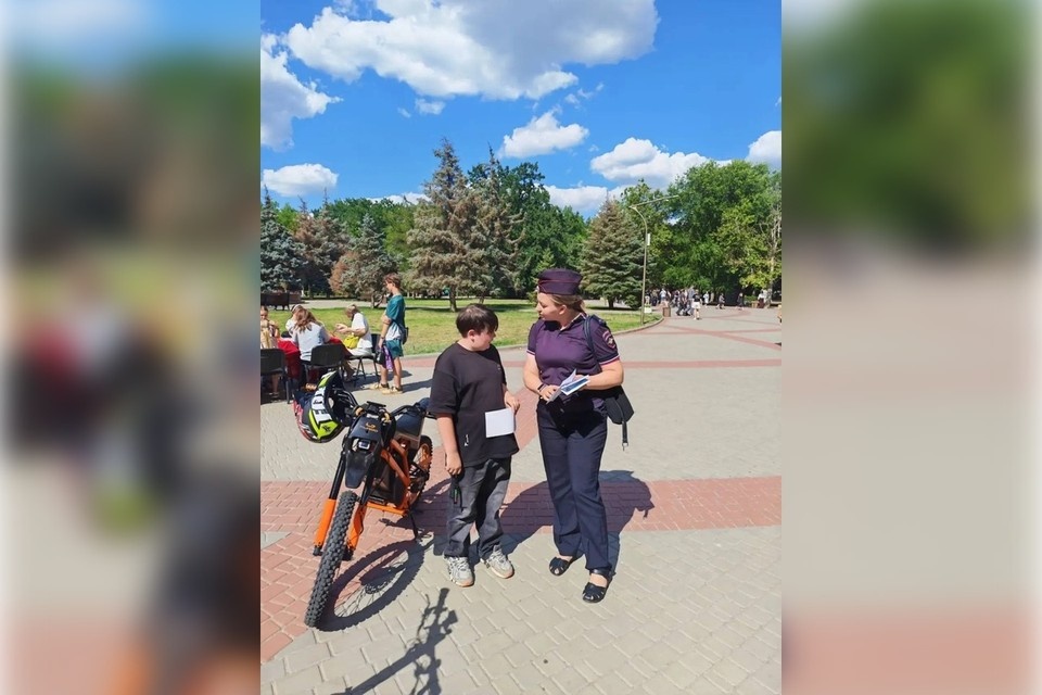    Ряд юных водителей-нарушителей остановили в Мелитополе. Фото: ГИБДД Запорожской области