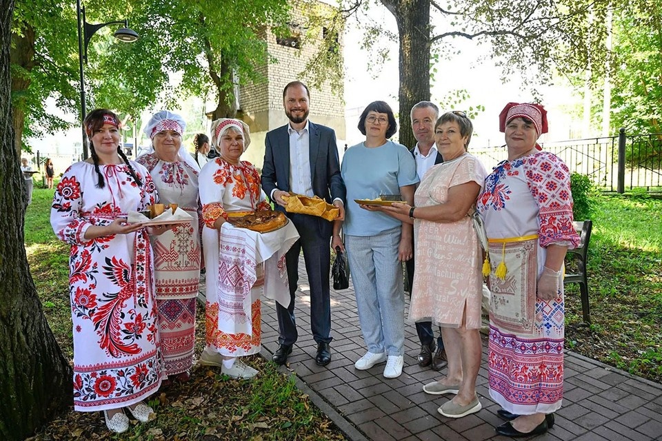    Виталий Королев на праздновании Дня города в Старице. Фото: пресс-служба правительства Тверской области