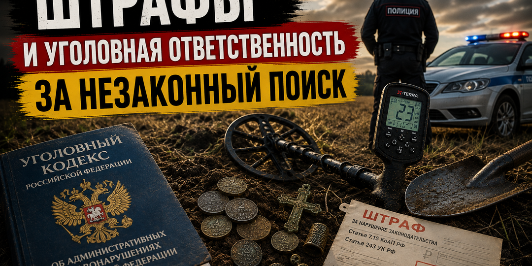 Штрафы и уголовная ответственность за незаконный поиск.