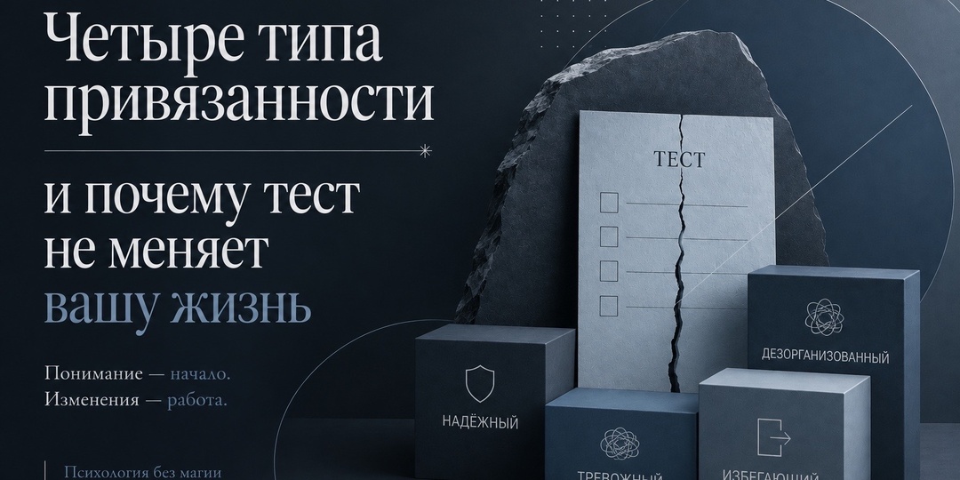 Четыре типа привязанности и почему тест не меняет вашу жизнь
