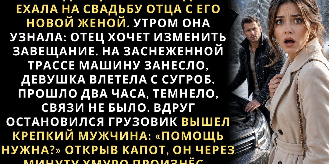 «Свадебный подарок лежал на заднем сиденье. Тормоза отказали через сорок минут»