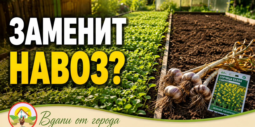 После уборки лука все спешат сеять горчицу. Проверяю, действительно ли она заменяет навоз и помогает избавиться от проволочника