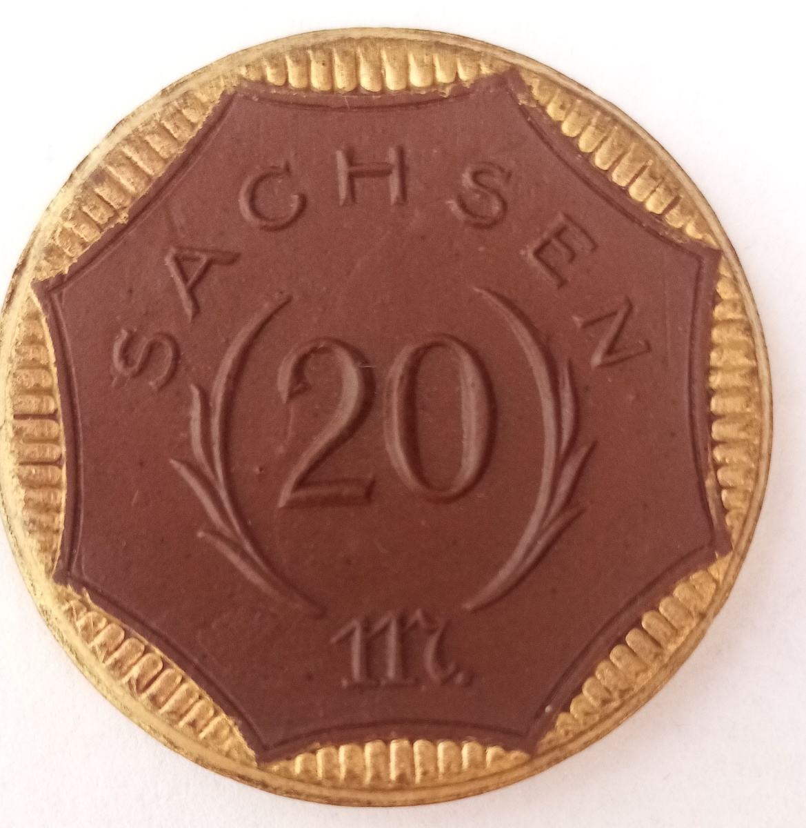 Саксония, 20 марок 2021 фарфор