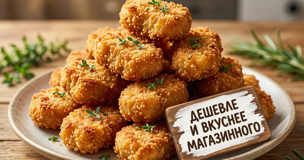 Дешевле и вкуснее магазинного: домашние наггетсы, которые дети сметают первыми